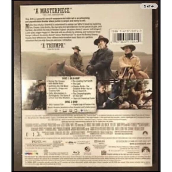 True Grit & Rise of the Planet of the Apes Blu-ray DVD Jeff Bridges Matt Damon - Picture 7 of 9